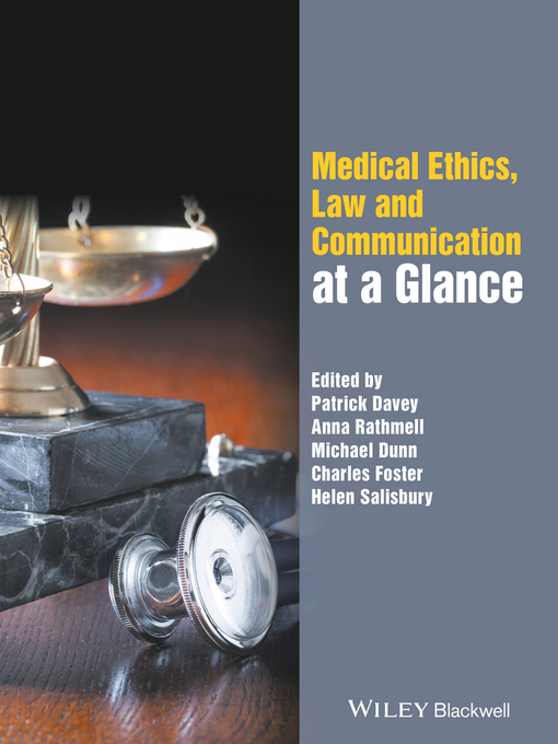 Title details for Medical Ethics, Law and Communication at a Glance by Patrick Davey - Available